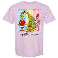 Tis The Season Characters Comfort Color Tee