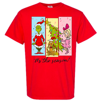 Tis The Season Characters Comfort Color Tee