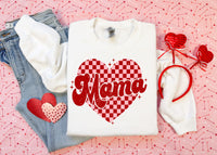 Mama Valentine's Sweatshirt - White