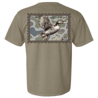 Waterfowl Stamp Comfort Color Tee - Khaki