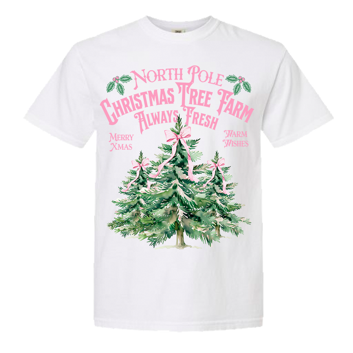 Christmas Tree Farm Comfort Color Tee