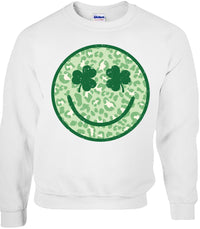 Smiley Leopard St Patrick's Day Tee