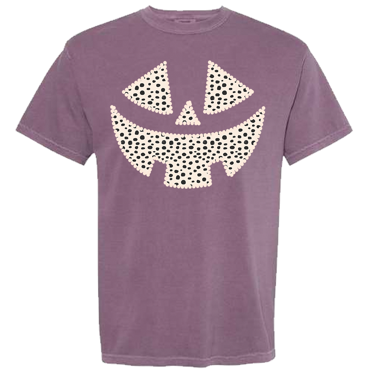 Dalmatian Pumpkin Face Comfort Color Tee