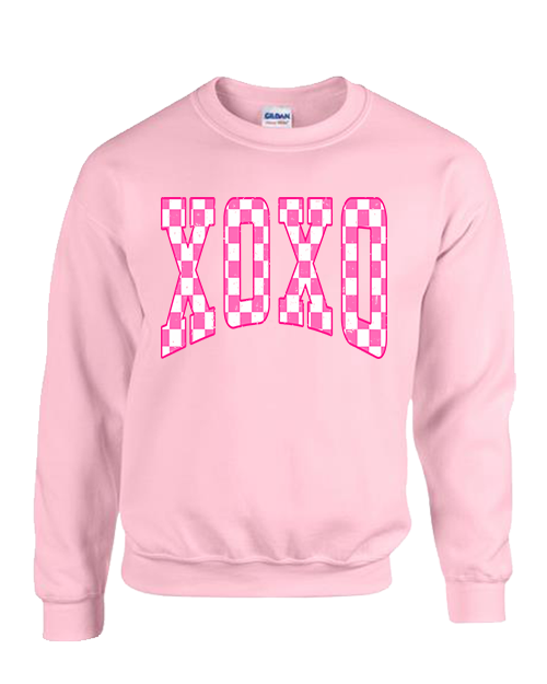 XOXO Sweatshirt - Light Pink