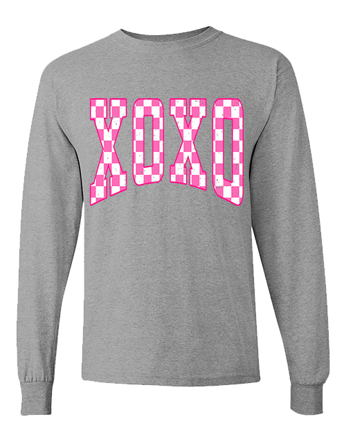 XOXO Tee - Sport Grey